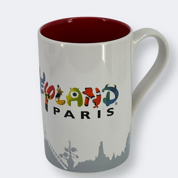 Disneyland Paris Coffee Mug Disney Pixar Mickey Monsters Stitch Nemo Toy Story - Picture 3 of 5